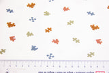 Jersey mit kleinen Puzzleteilen, ecru, 0,5 m