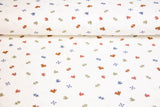 Jersey mit kleinen Puzzleteilen, ecru, 0,5 m