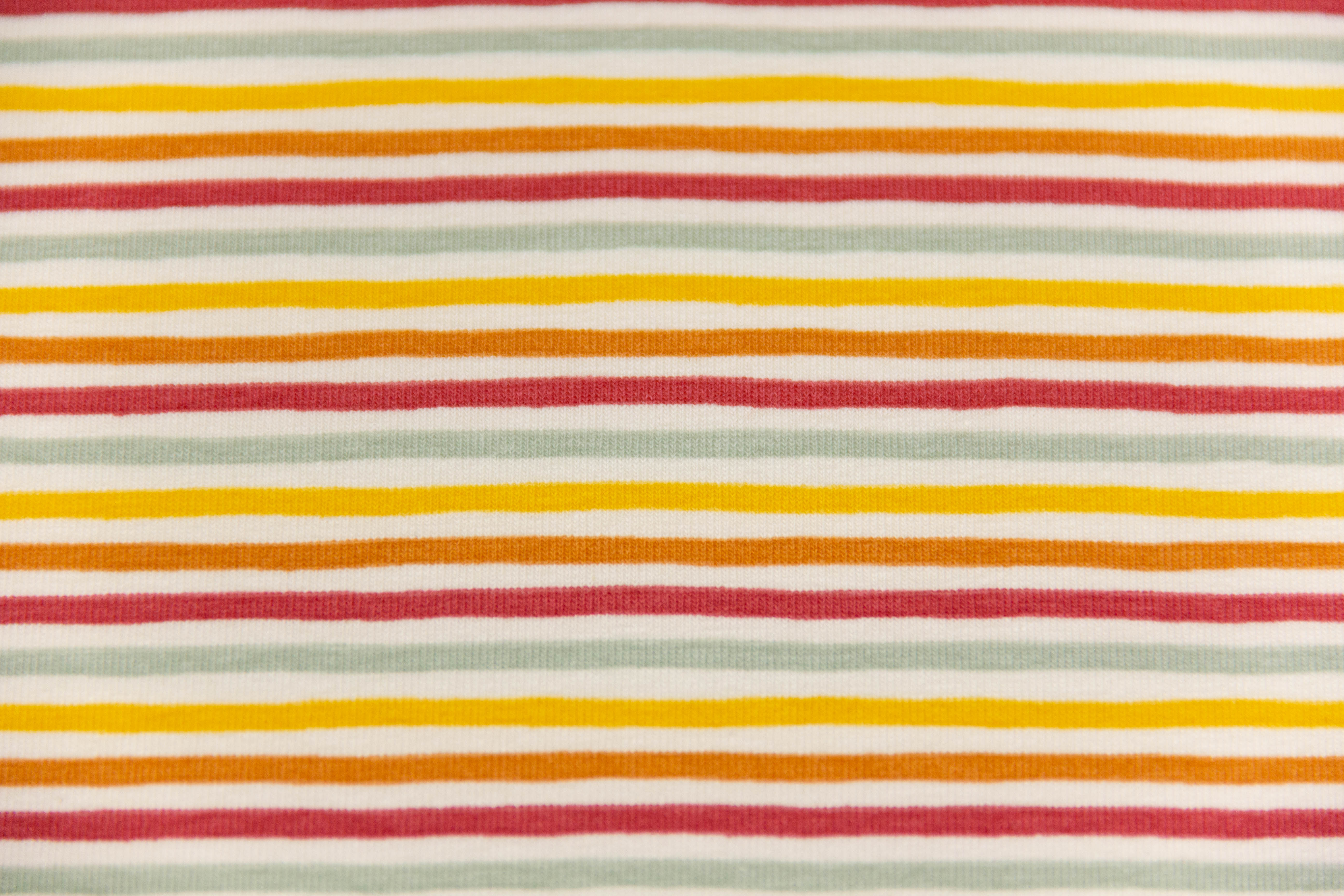 Jersey mit Streifen, bunt, gestreift, 0,5 m