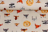 Jersey mit Tieren, Art.-Nr. 2890, Fräulein von Julie, beige, 0,5 m