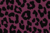 Viskose Webware, "Klara", Leo Print, beere, 0,5 m
