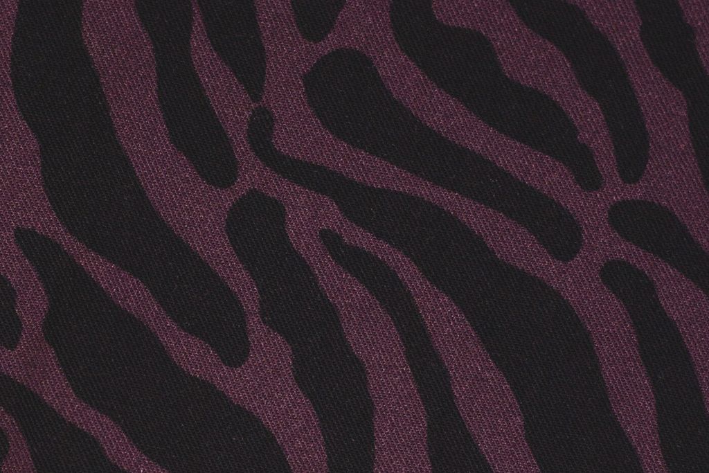 Viskose Webware, "Klara", Animal Print, bordeaux 0,5 m