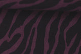 Viskose Webware, "Klara", Animal Print, bordeaux 0,5 m