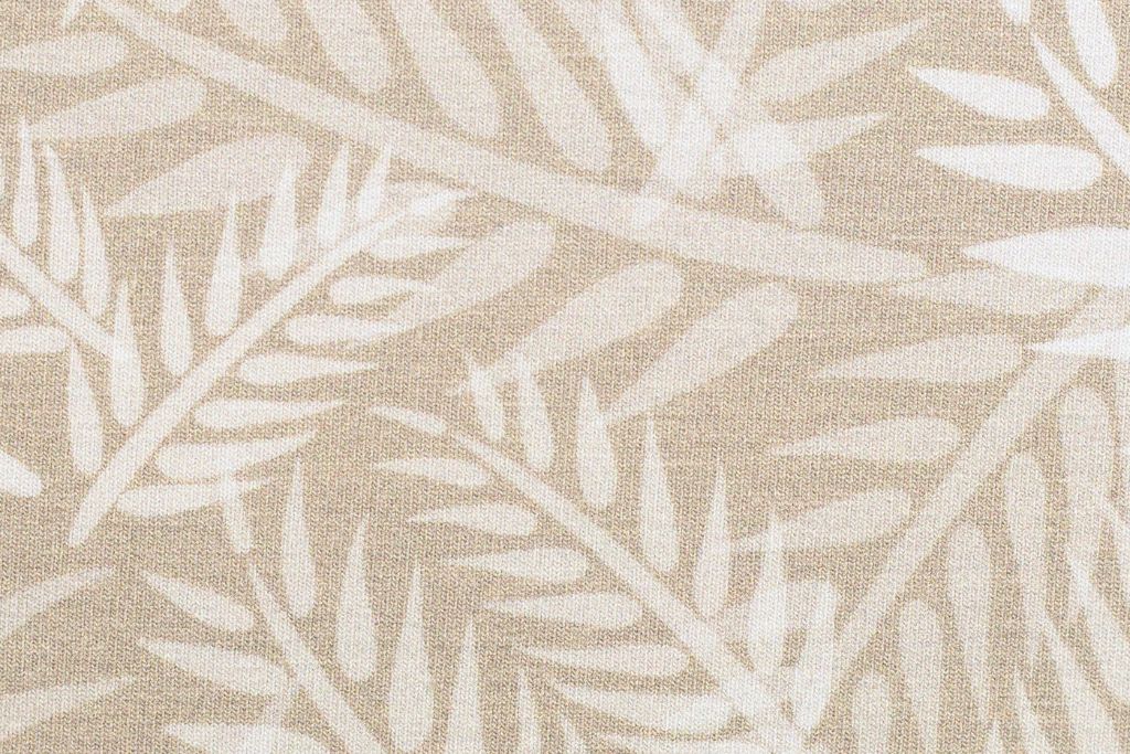 Jersey Panel "Lazy Jungle", Faultier, Mrs. Mint Design, Swafing, camel