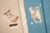 Jersey Panel "Splish Splash", Otter, Mrs. Mint Design, Swafing, smaragd
