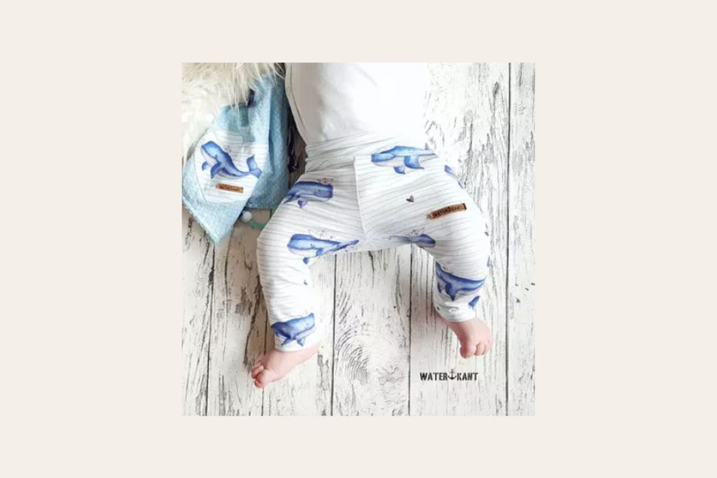 Papierschnittmuster "Basic Leggings" von Lybstes (Gr. 56-122)