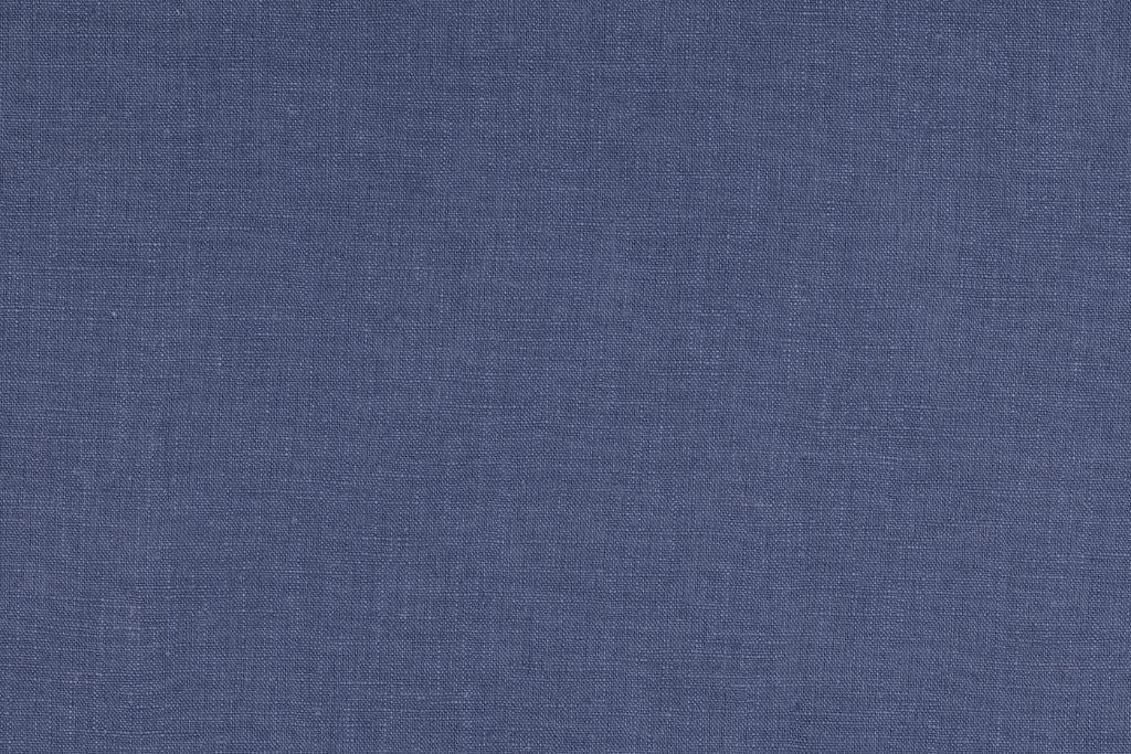 Leinen, uni, gewaschen, jeansblau, 0,5 m
