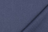 Leinen, uni, gewaschen, jeansblau, 0,5 m