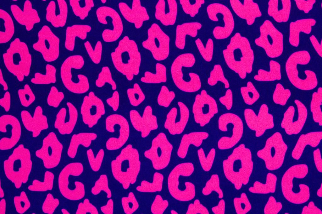 Viskose Webware, "Happy Leo" by Cherry Picking, pink, dunkelblau, Swafing, 0,5 m