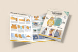 Papierschnittmuster "Mama Hoody" von Lybstes (Gr. S - 3XL)
