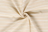 Musselin, Double Gauze, mit Streifen, beige, 0,5 m