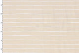 Musselin, Double Gauze, mit Streifen, beige, 0,5 m