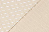 Musselin, Double Gauze, mit Streifen, beige, 0,5 m