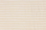 Musselin, Double Gauze, mit Streifen, beige, 0,5 m