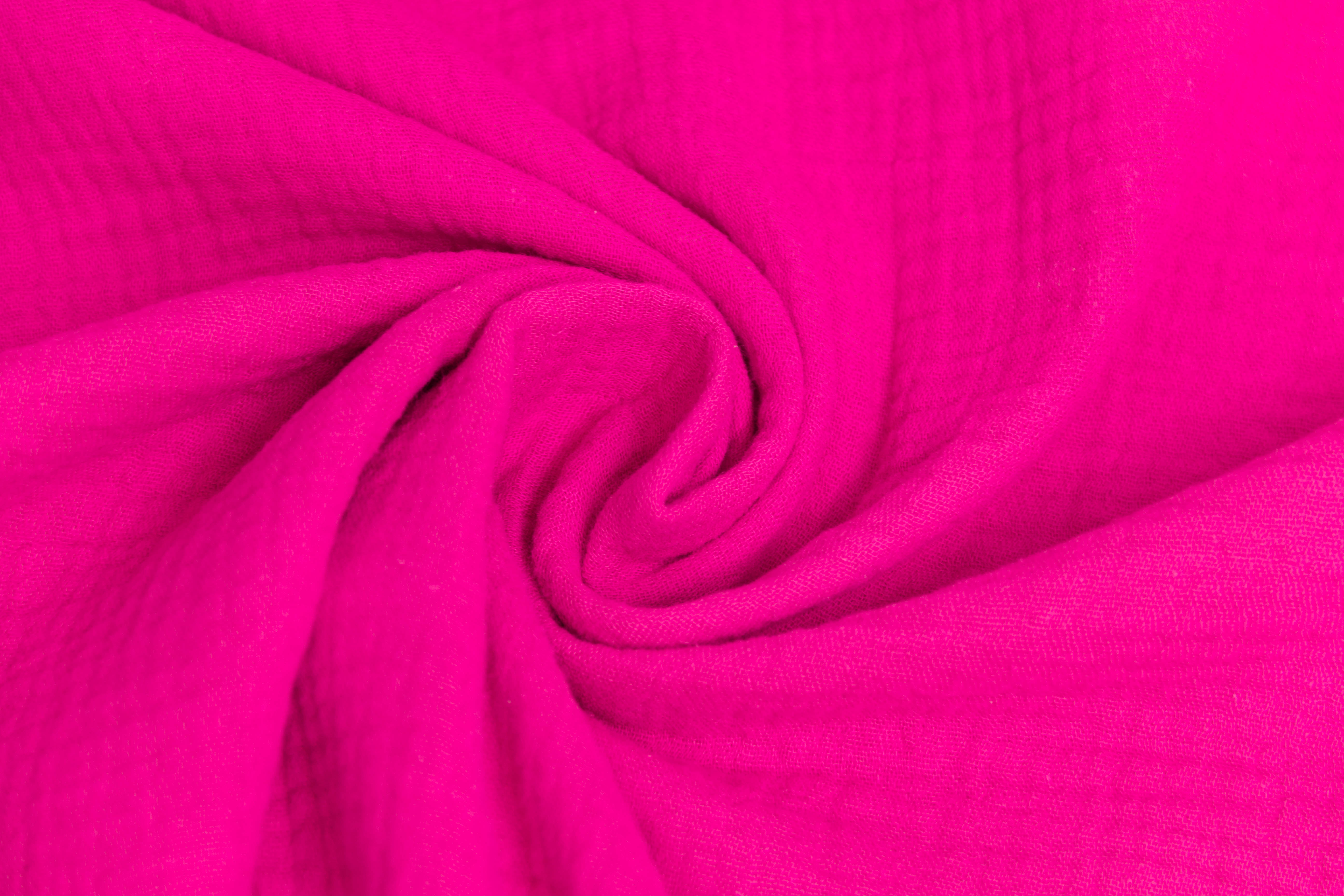 Musselin, Double Gauze, pink, 0,5 m