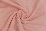 Musselin, Double Gauze, rosa, 0,5 m