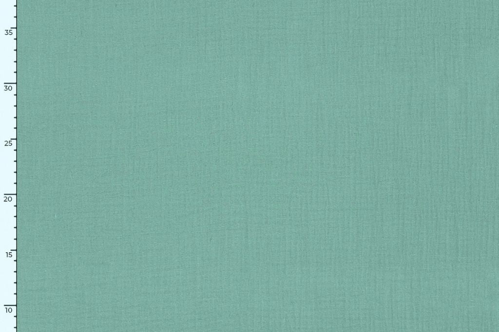 Musselin, Double Gauze, altgrün, 0,5 m