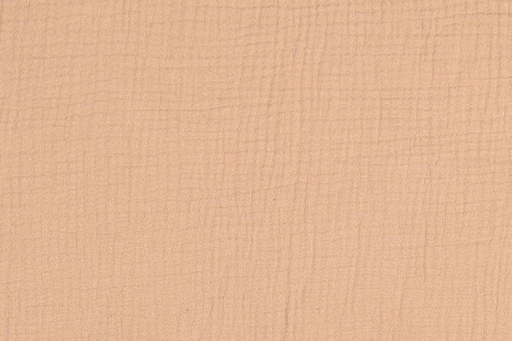 Musselin, Double Gauze, sand, mittelbraun, 0,5 m