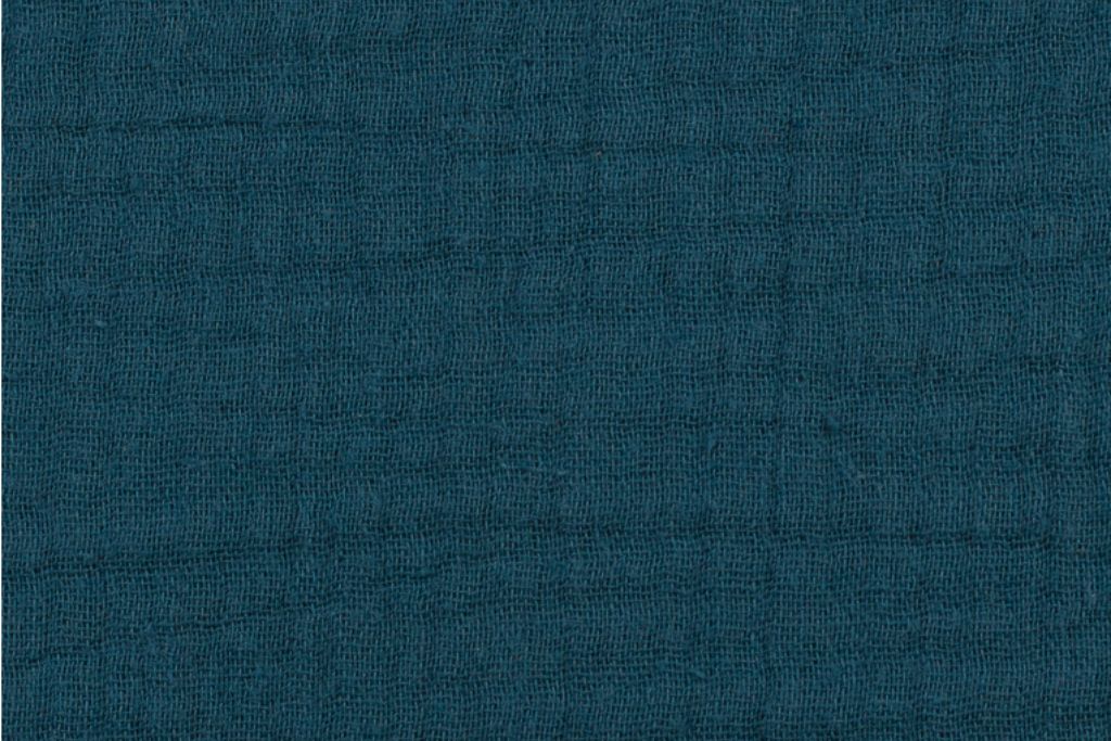 Musselin, Double Gauze, dunkelblau, 0,5 m