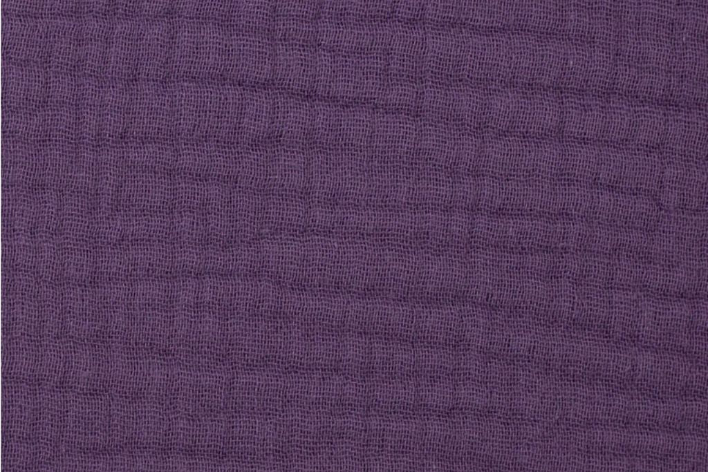Musselin, Double Gauze, lila, 0,5 m