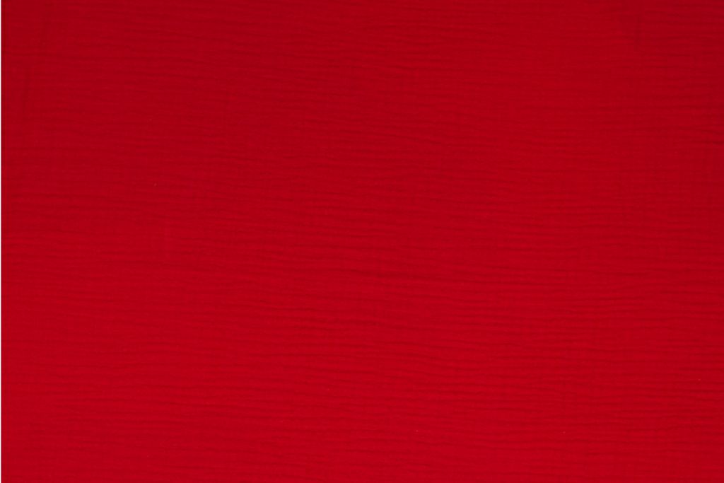 Musselin, Double Gauze, rot, 0,5 m