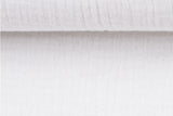 Musselin, Double Gauze, weiß, 0,5 m