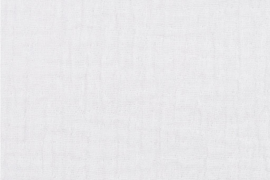 Musselin, Double Gauze, weiß, 0,5 m