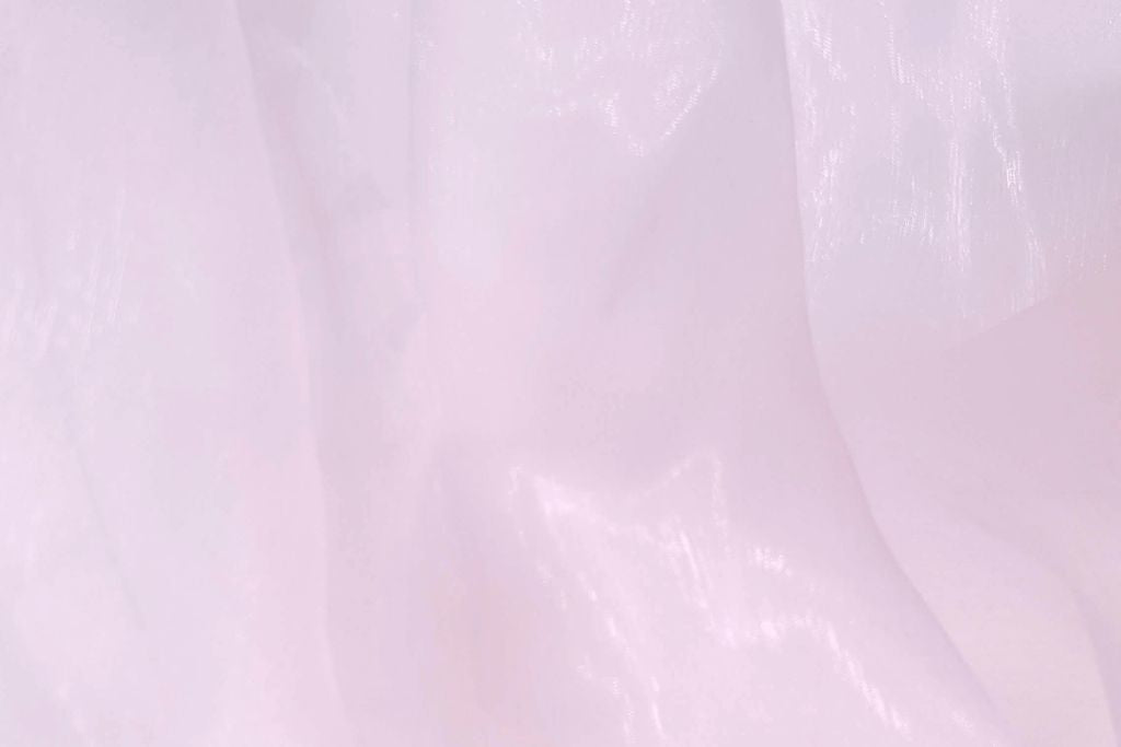 Organza, schimmernd, rosa, babyrosa, 0,5 m