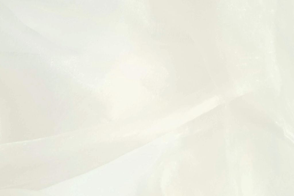 Organza, schimmernd, ecru, 0,5 m