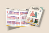 Papierschnittmuster "Paperbag-Rock und Latzkleid" von Lybstes (Gr. 68-128)