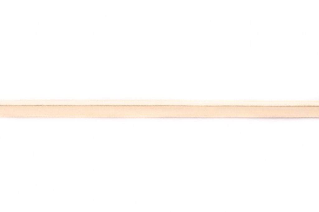 Elastisches Paspelband, glänzend, 10 mm, beige, 1 Meter