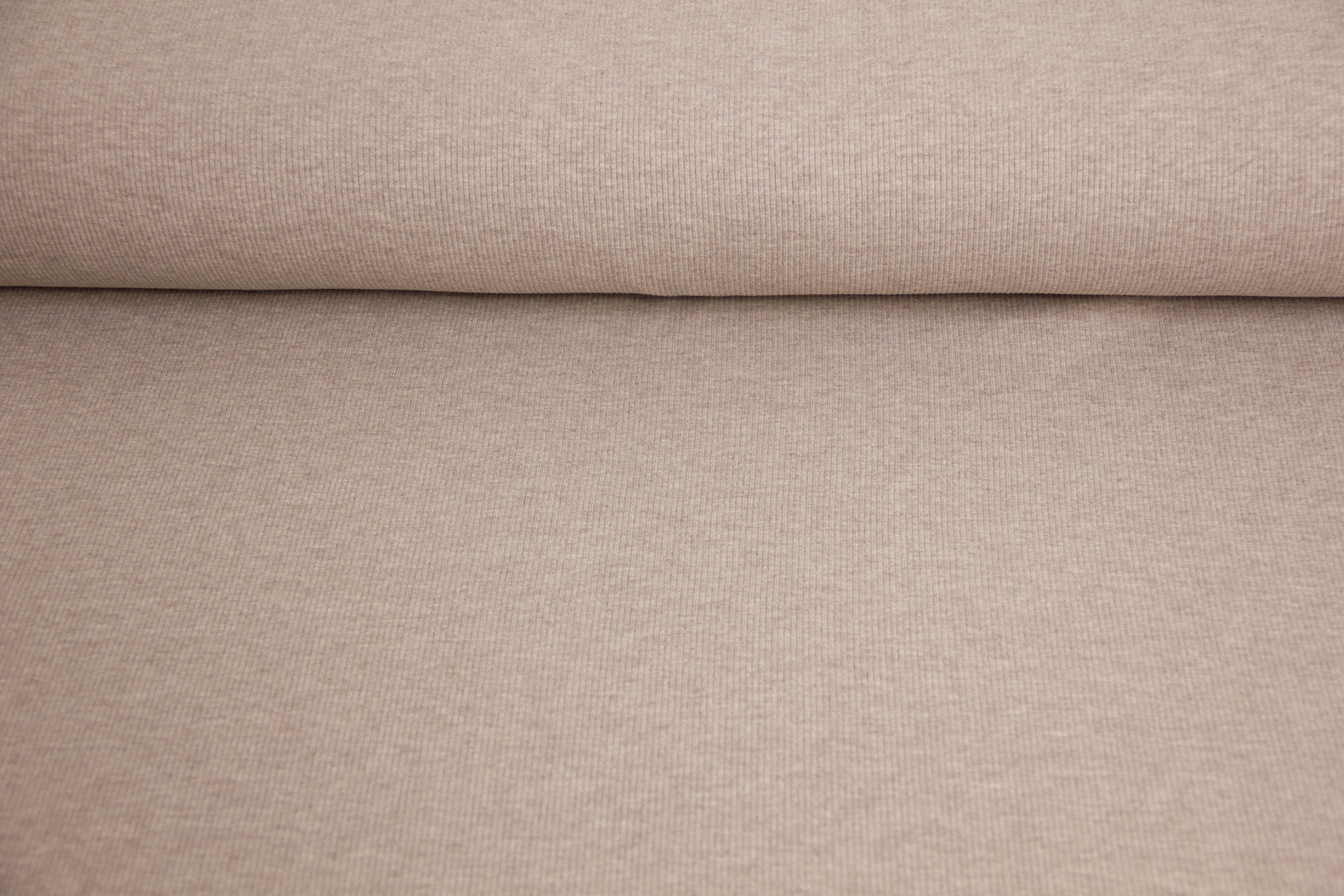Rib Jersey, Rippenjersey, beige/braun, camel, 0,5 m