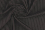Breiter Rippenjersey, schwarz, 0,5 m