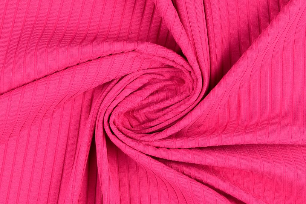 Breiter Rippenjersey, pink, 0,5 m