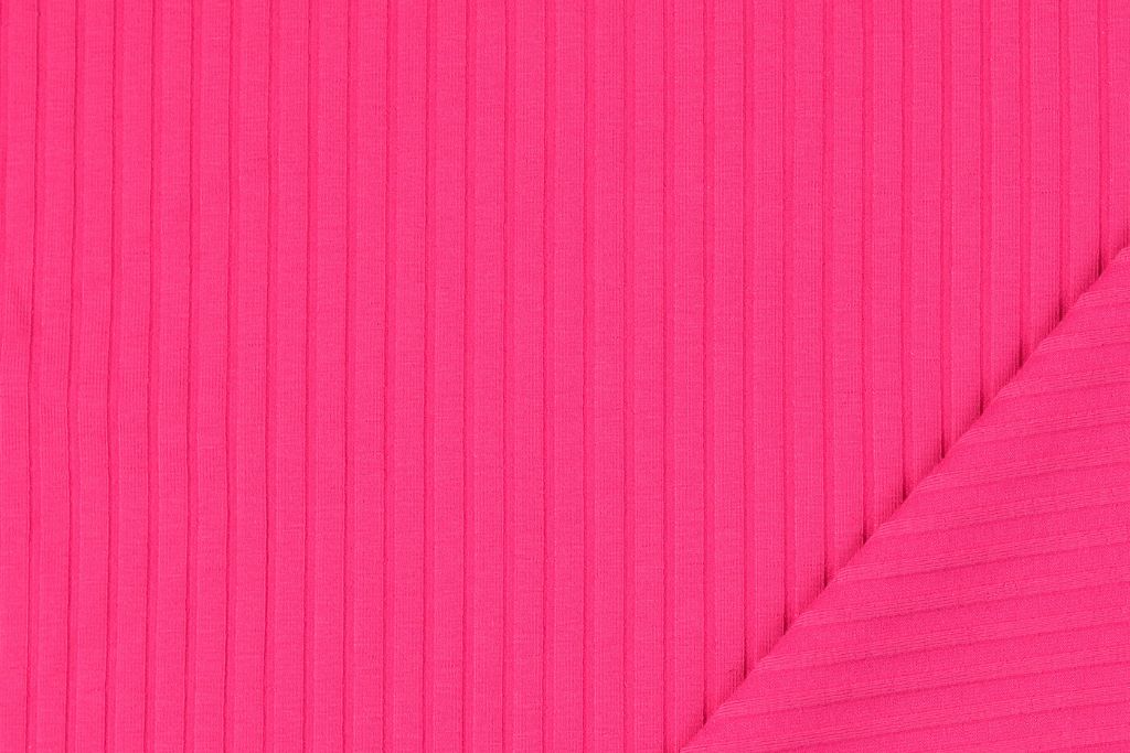 Breiter Rippenjersey, pink, 0,5 m