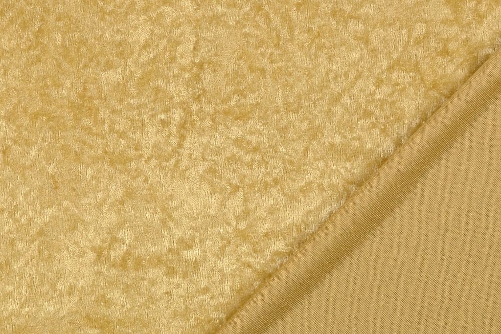 Samt, Pannesamt, gold, 0,5 m