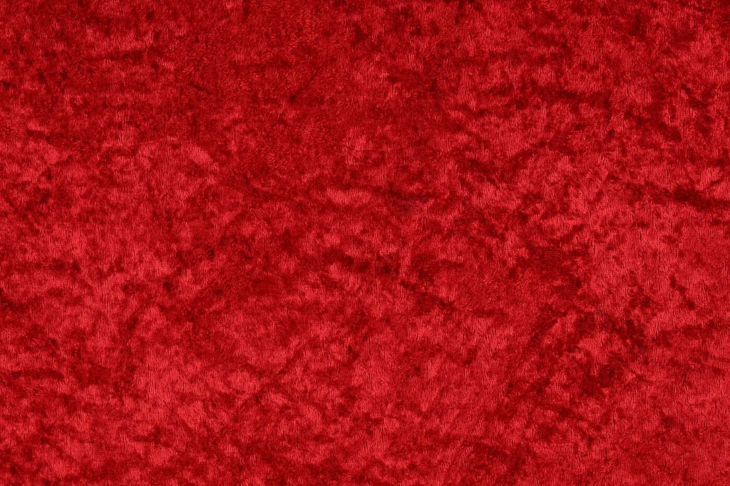 Samt, Pannesamt, rot, 0,5 m