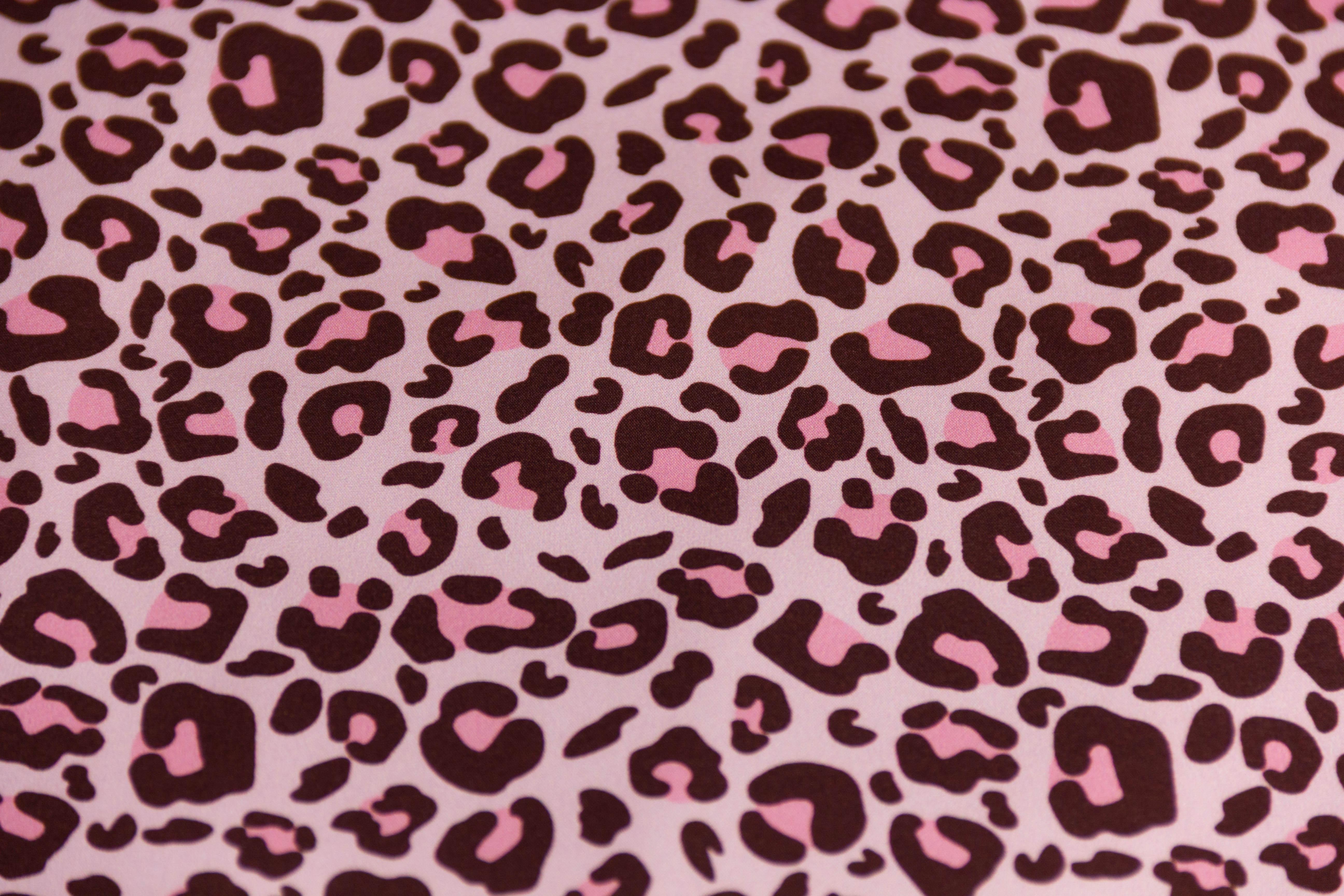 Softshell mit Leoprint, rosa, 0,5 m