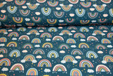 Softshell mit Regenbögen, Fräulein von Julie, blau, 0,5 m