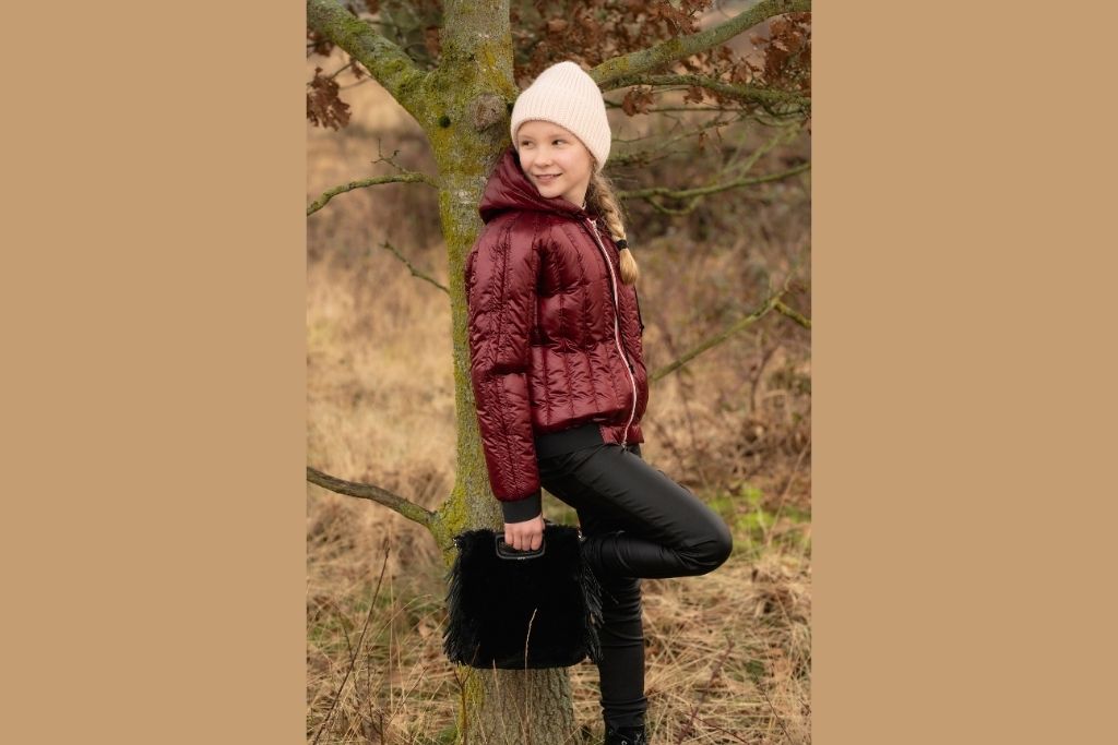 Stepper, Steppstoff, bordeaux, 0,5 m