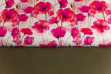 Stoffpaket Jersey + Bündchen Jersey mit Mohnblumen, Fräulein von Julie, ecru, oliv