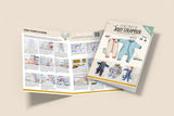 Papierschnittmuster "Jolly Strampler" von Lybstes (Gr. 44-98)