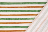Jersey mit Streifen, braun, grün, 0,5 m