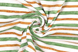 Jersey mit Streifen, braun, grün, 0,5 m