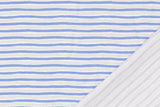 Jersey mit Streifen, jeansblau, gestreift, 0,5 m