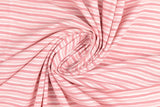 Jersey mit Streifen, rosa, gestreift, 0,5 m
