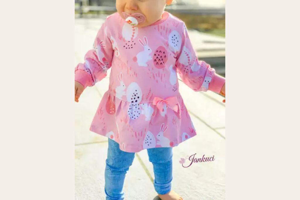 Papierschnittmuster "Baby Sweater" von Lybstes (Gr. 50-92)