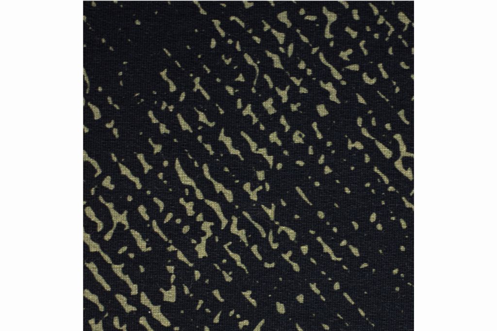 French Terry Panel "Any Questions?", Think outside, khaki, schwarz, Thorsten Berger, Swafing