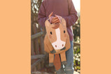 DIY-Panel Pferd, Tierbeutel Käselotti, Turnbeutel, Canvas)
