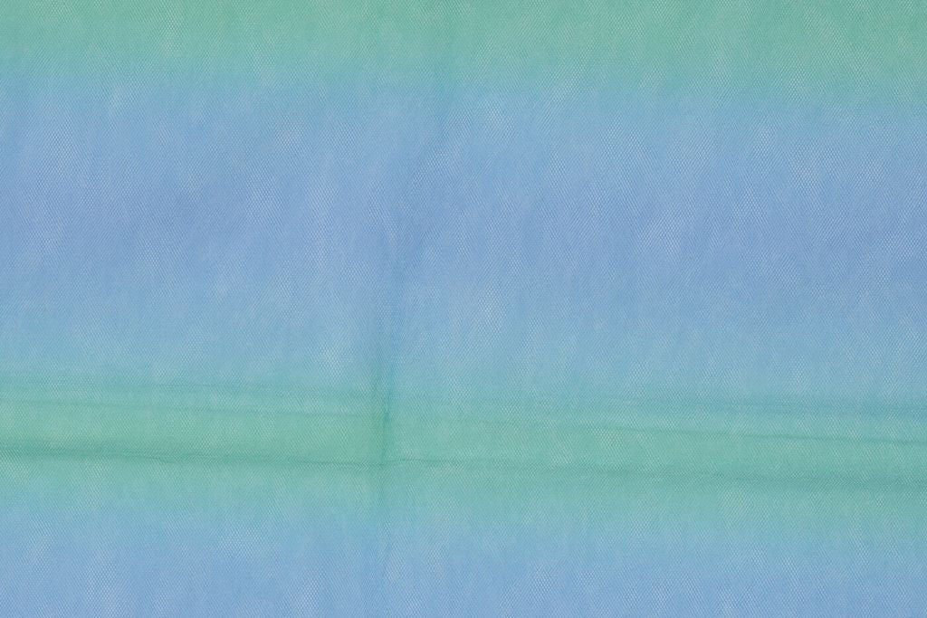 Feintüll schimmernd, türkis, blau, 0,5 m